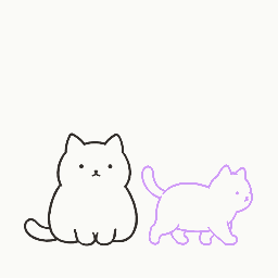 A friend leaves animation