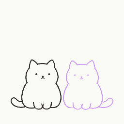 Relaxing together animation