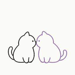 Touching noses animation