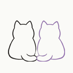 Relaxing with tails together animation