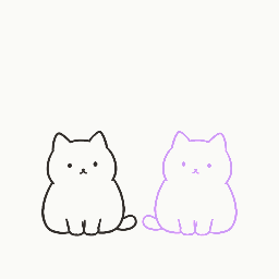Turning together animation