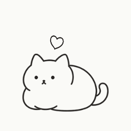 Lifting its chin when petted animation