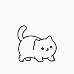 An arched-back hiss pose animation