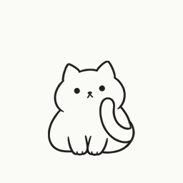 Rolling with its tail animation
