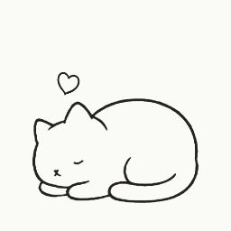 Being petted while asleep animation